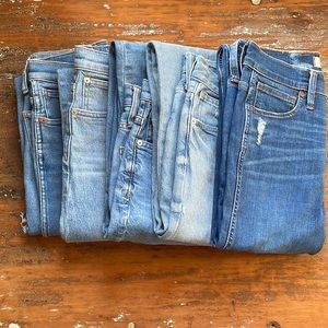 5 Pair of Madewell Size 25 Jeans